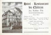 68 Haut Rhin CPSM FRANCE 68 "Kaysersberg, hôtel restaurant du château"