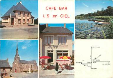 CPSM FRANCE 35 "Guipel, café Bar I'S en ciel"