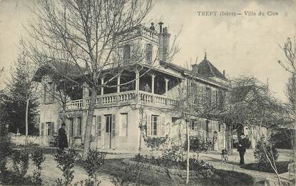 CPA FRANCE 38 "Trept, villa du Clos"