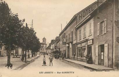 CPA FRANCE 38 "Les Abrets, rue Gambetta"