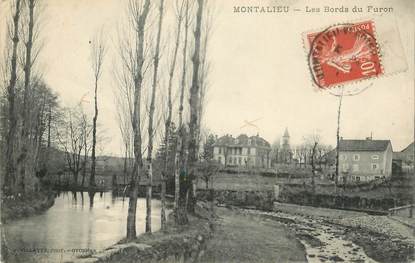 CPA FRANCE 38 "Montalieu, les bords du Furon"