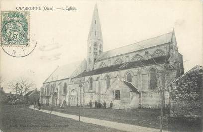 CPA FRANCE 60 "Cambronne, l'église"