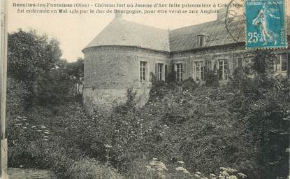 CPA FRANCE 60 "Beaulieu les Fontaines, château fort" / JEANNE D'ARC