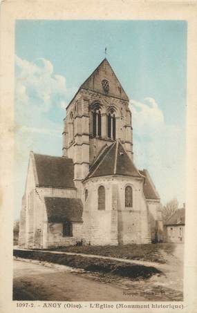 CPA FRANCE 60 "Angy, l'église"