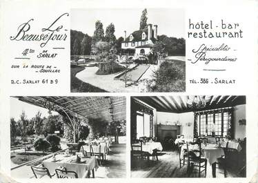 CPSM FRANCE 24 "Sarlat, hôtel restaurant Le Beauséjour"
