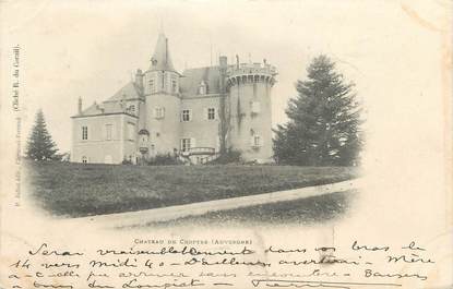 CPA FRANCE 63 " Château de Croptes "