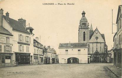 CPA FRANCE 91 "Limours, Place du Marché"