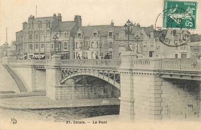 CPA FRANCE 62 "Calais, le pont"