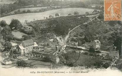 CPA FRANCE 53 " Sainte Suzanne " / moulin