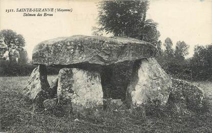 CPA FRANCE 53 " Sainte Suzanne " / Dolmen des Erves