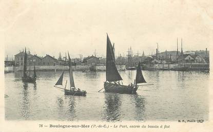 CPA FRANCE 62 "Boulogne sur Mer, le port"
