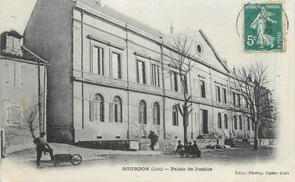 CPA FRANCE 46 " Gourdon, palais de justice "