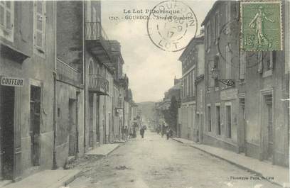 CPA FRANCE 46 " Gourdon, avenue Gambetta "