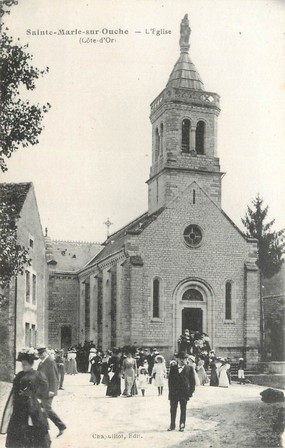 CPA FRANCE 21 " Sainte Marie sur Ouche, église "