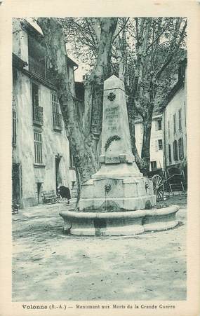 / CPA FRANCE 04 "Volonne, monument aux morts de la grande guerre"