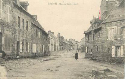 CPA FRANCE 22 " Quintin, rue des Croix Jarrots "