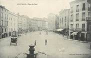 30 Gard CPA FRANCE 30 " Le Vigan, place du Quai "