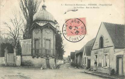 CPA FRANCE 28 " Pièrres, propriété Gail, rue du moulin "