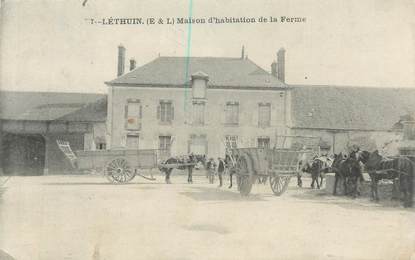 CPA FRANCE 28 " Léthuin, maison d'habitation de la Ferme "
