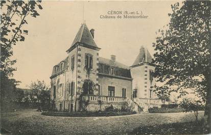 CPA FRANCE 71 "Céron, Chateau de Montcorbier"