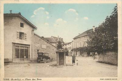 CPA FRANCE 71 "Viré, Place des Becs"