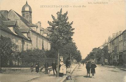 CPA FRANCE 71 "Sennecey le Grand, la grande rue"