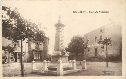 CPA FRANCE 71 "Tramayes, le monument aux morts"