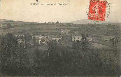 CPA FRANCE 71 "Trivy Chandon, hameau de Chandon"