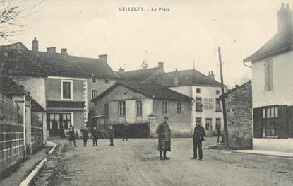 CPA FRANCE 71 "Mellecey, la place"