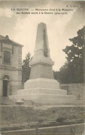 CPA FRANCE 71 "La Guiche, monument aux morts"