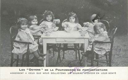 CPA FRANCE 78 "Les Doyens de la pouponnière de Porchefontaine" / ENFANTS