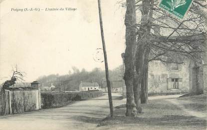 CPA FRANCE 78 "Poigny, l'entrée du village"