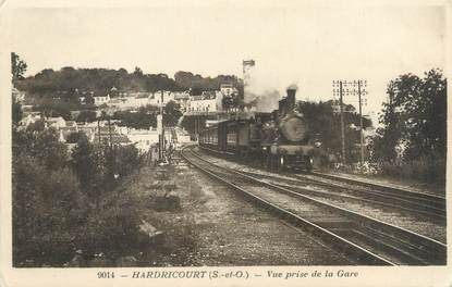 CPA FRANCE 78 "Hardricourt, vue prise de la gare"