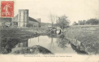 CPA FRANCE 78 "Grosouvre, pont à l'entrée de l'ancien manoir"