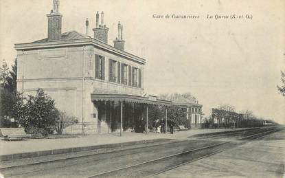 CPA FRANCE 78 "Gare de Garancières, la queue"