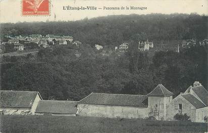 CPA FRANCE 78 "L'Etang La Ville, panorama de la montagne"