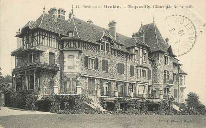 CPA FRANCE 78 "Ecquevilly, château de Romainville"