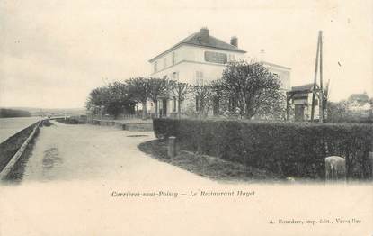 CPA FRANCE 78 "Carrières sous Poissy, le restaurant Hayet"