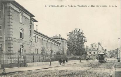 CPA FRANCE 78 "Versailles, asile de vieillards et rue Duplessis"