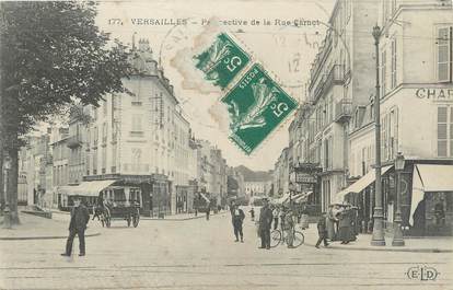 CPA FRANCE 78 "Versailles, perspective de la rue Carnot"