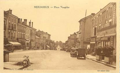 / CPSM FRANCE 01 "Meximieux, place Vaugelas"