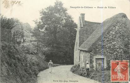 CPA FRANCE 78 "Néauphle le Château, route de Villiers"