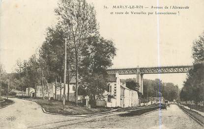 CPA FRANCE 78 "Marly Le Roi, avenue de l'abreuvoir"