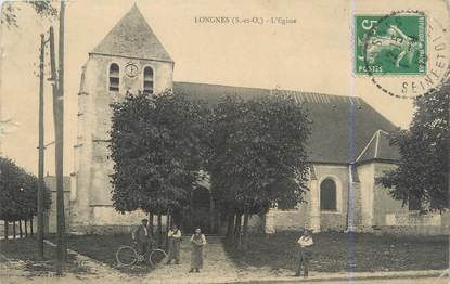 CPA FRANCE 78 "Longnes, l'église"