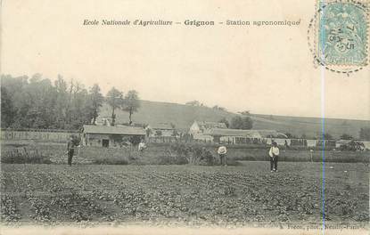 CPA FRANCE 78 "Grignon, école Nationale d'agriculture, station agronomique"