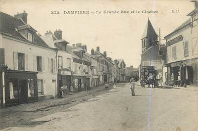 CPA FRANCE 78 "Dampierre, la grande rue et le clocher"