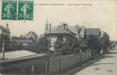CPA FRANCE 78 "Le Chesnay Versailles, rue Dufétel et panorama"