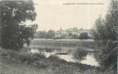 CPA FRANCE 78 "Carrières sur Seine"