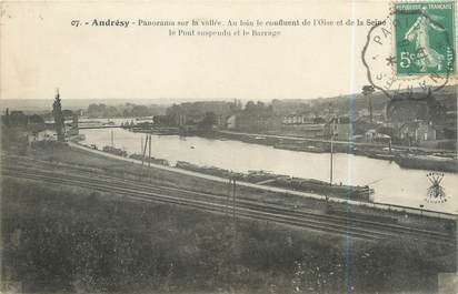 CPA FRANCE 78 "Andrésy, panorama sur la vallée"