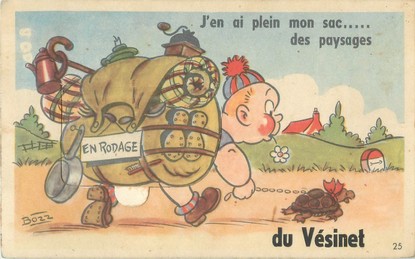 CPA FRANCE 78 "Le Vésinet" / CARTE A SYSTEME